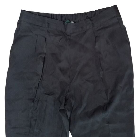 Lauren Ralph Lauren Womens Size 10 Pleated Front Dress Pants  Pockets Black - Picture 2 of 7